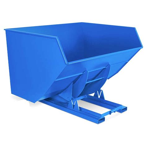 metal forklift dump box|forklift tote dumpster.